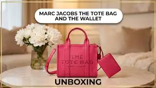 Marc Jacobs Mini Tote Bag & Wallet | Double Unboxing + What Fits! #whatsinmybag #marcjacobs