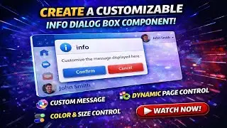 Creating a Customizable Information Dialog Component in Power Apps | Power Apps Component Tutorial