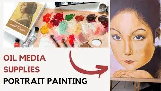 ESSENTIAL OIL MEDIA SUPPLIES FOR PORTRAIT PAINTING | 2 oil painting supplies you need 