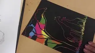 Oeps 🤪 don't #scratch off too much!!! #scratchcards #africanart #art #dala