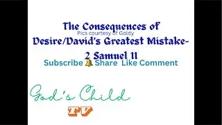 Sin & Scandal in the Palace//David’s Greatest Mistake