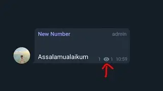 Tutorial menampilkan ikon mata pada pesan telegam