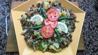 Juicy Chana Chaat Recipe | High Protein Chana Chat | Black Chickpeas Salad 