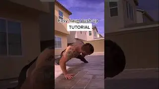 Easy 1 arm push-up tutorial 