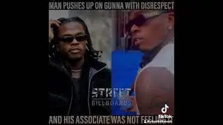 MAN TRIES TO DISRESPECT GUNNA ‼️ #shorts