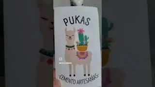 Maceta Artesanal Llamita @pukas_cemento