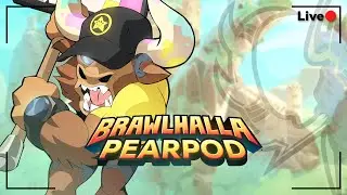 🔴LIVE: NEW SPONGBOB CROSSOVERS! #RazerStreamer #Brawlhalla #PearPod