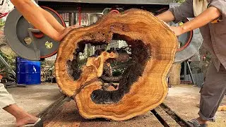 Recycling From A Burnt Wood To Stunning Design - Amazing Craft Woodturning Products