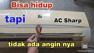 Cara memperbaiki kipas indoor AC Sharp tidak berputar