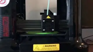 I 3D printed a green screen PLA play button