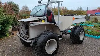 Замена двигателя караката на loncin 196fd