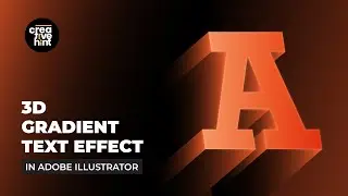 How to create gradient text effect in Adobe Illustrator.