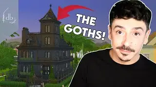I renovated the GOTH FAMILY HOME | The Sims 4