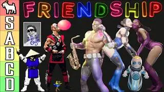 The ULTIMATE Mortal Kombat FRIENDSHIP Tier List