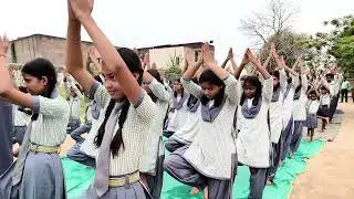 World Yoga Day Celebration 2024 || M.B school students yoga