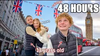 48 hours ALONE w/ my teenagers in LONDON! *story time* (jet lag + EVERYTHING we did)