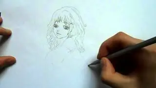 Видео: как нарисовать аниме девушку?