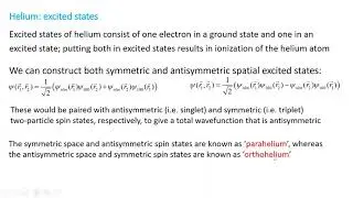 PHYS 390 Class 16: Helium and the periodic table