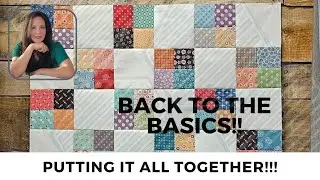 Back to the Basics-Piecing our Sewing Machine Mat!!