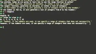 How to use the range function in Python