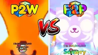 P2W VS F2P Rng Battle! INSANE LUCKY DICE OPENING..🍀(Pet Simulator 99 RNG)
