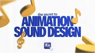 How to Sound Design Animations (After Effects + Davinci Resolve Tutorial)