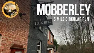 Mobberley - Run from Mobberley,  Knutsford, Cheshire | UK Trail Running Travel Vlog