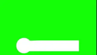 Circle and a rectangle Lower third on green screen