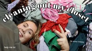 CLEANING OUT MY CLOSET FOR THE FIRST TIME IN 10 YEARS *shocking*
