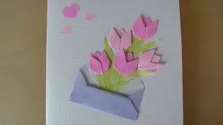 DIY Flower Card (Mother's Day Origami)