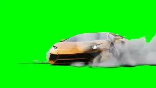 Car Drifting green screen VFX video | Chroma key