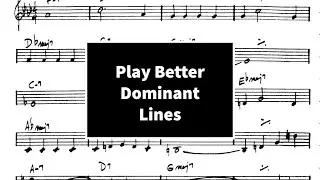 Play Better Lines Over Dominant Chords With Augmented Triads