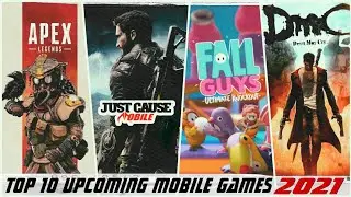 TOP 10 BEST UPCOMING MOBILE (ANDROID/iOS) GAMES OF 2021-2022🔥HINDI