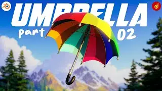 Umbrella in Blender | Umbrella 3D Modeling in Blender | Umbrella 3D Modeling | Part 02