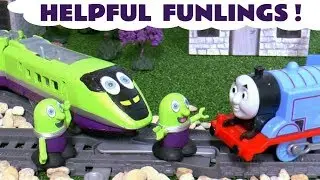 Helpful Funny Funlings Stories with Thomas & Friends Trains