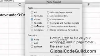 1.6 Excel Path to file the EASY Way!
