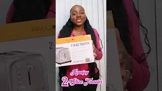 NEW TOASTER ALERT!!! Ramjoy 2-slice toaster! Click link https://amzn.to/46CQEQw