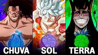 AS 4 AKUMA NO MI DOS DEUSES E SEUS USUÁRIOS EM ONE PIECE