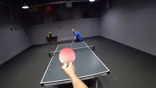 НАСТОЛЬНЫЙ ТЕННИС ОТ ПЕРВОГО ЛИЦА | ШИПОВИК ПРОТИВ НАПАДАЮЩЕГО | PING PONG FIRST PERSON |