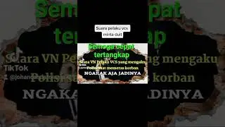 Pelaku VCS ngotot minta duit ke korban