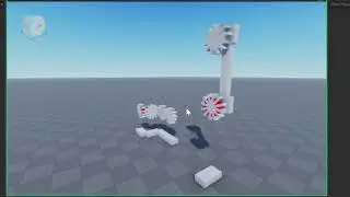 Mechanical Gears doing their job in Roblox Studio