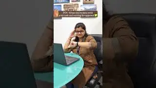 Waiting for approval be like... ⏳ #office #officereel #fun #corporate #radixweb