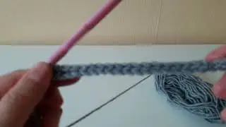 Самый простой шнур крючком.
