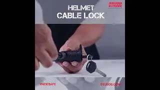 STUDDS Single Helmets Cable Lock