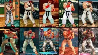 Evolution of RYU in Street FIghter Games | 2K 60FPS