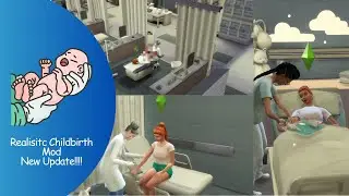 Check Out the Newly Updated Realistic Childbirth Mod for The Sims 4! (PAP Test, Blood Test and MORE)