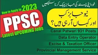 Canal Patwari Jobs in 2023 | New Government Jobs in Pakistan | Jobs in Pakistan Today