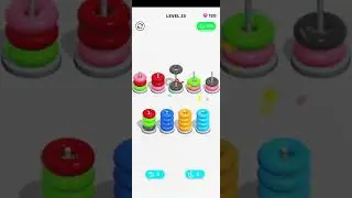 color hoop stack puzzle level 23