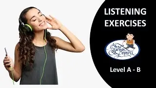 Listening Comprehension - The note-taking exercise - Easy English Lesson (Level: A-B)