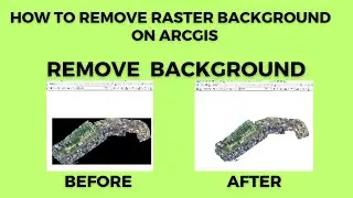 Remove Background || How to remove raster background on ArcGIS ||